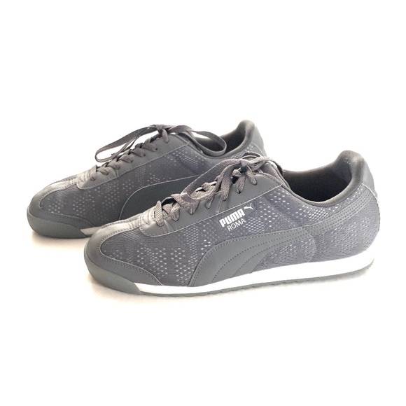 Puma Other - Mens Gray Puma ROMA Sneakers Size 11.5 EUC!
